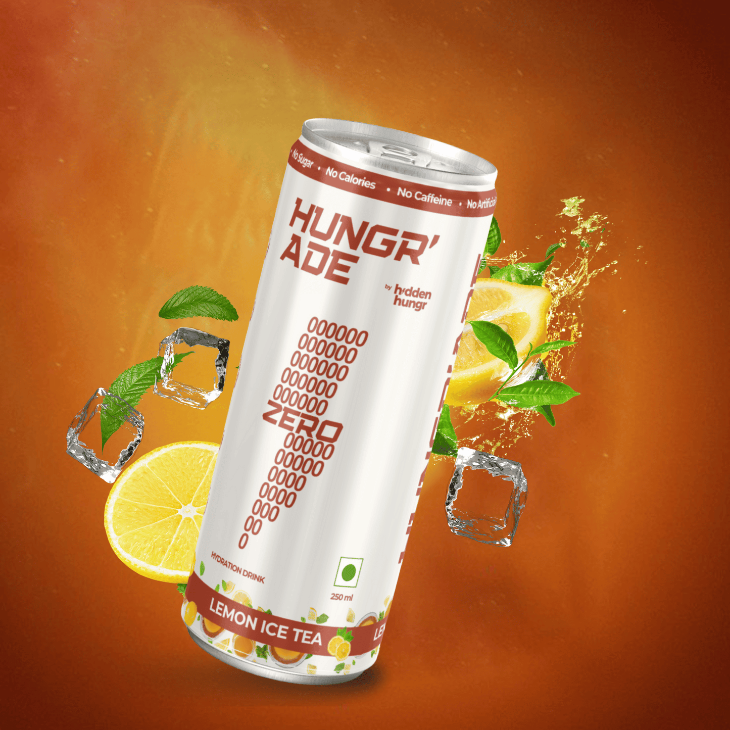 Hungr’Ade Zero Hydration Drink - Lemon Ice Tea