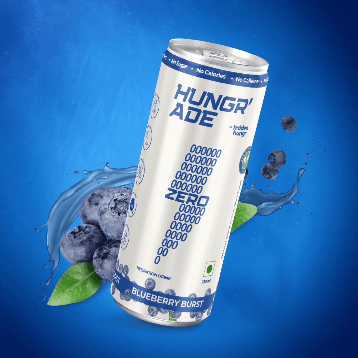 Hungr'Ade Zero Hydration Drink - Blueberry Burst