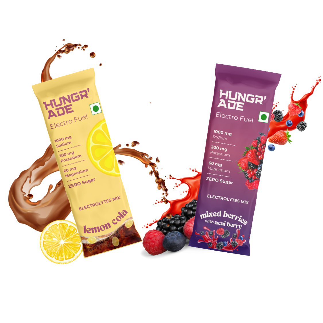 Hungr'Ade Electrolytes Sachet Mix
