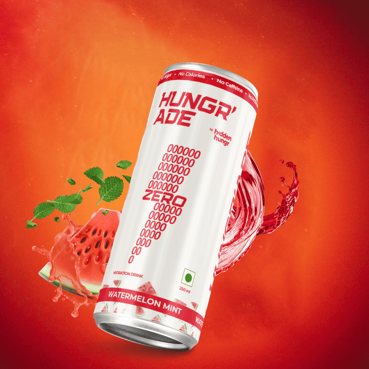 Hungr’Ade Zero Hydration Drink -  Watermelon Mint